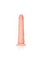 slim realistic dildo with suction cup - 7""""/ 18 cm