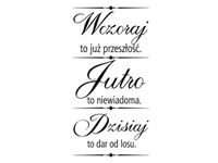 40X60CM WCZORAJ TO PRZESZŁOŚĆ OBRAZ DRUK