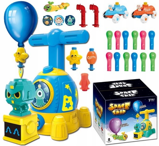 Samochód WYRZUTNIA BALONÓW XXL DUŻY ZESTAW Rakieta AUTKA AERODYNAMICZNE zdjęcie 3