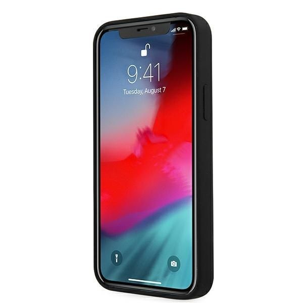 Guess GUHCP12LLSVSBK iPhone 12 Pro Max 6,7" czarny/black hardcase Script zdjęcie 5
