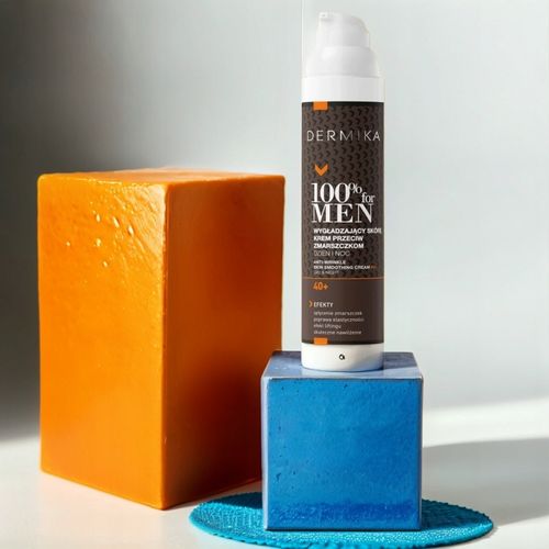 KREM DO TWARZY DLA MĘŻCZYZN 40+ DERMIKA 100% FOR MEN WYGŁADZAJĄCY 100ML na Arena.pl