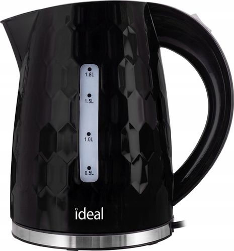 CZAJNIK ELEKTRYCZNY BEZPRZEWODOWY ELDOM CICHY ENERGOOSZCZĘDNY Czarny 1,8L na Arena.pl