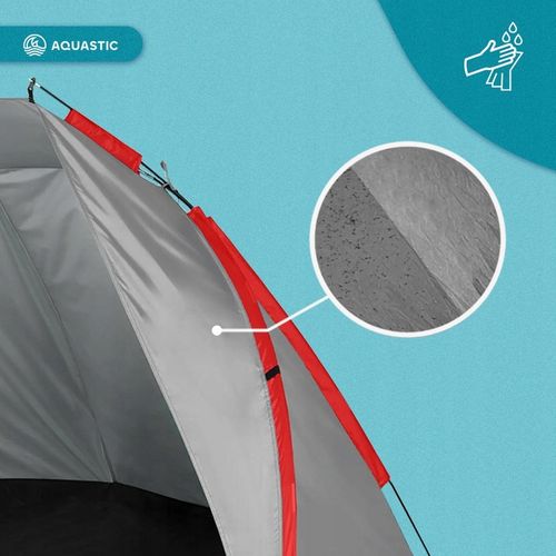 Namiot plażowy AQUASTIC Concielo szary UPF50+ Ochrona przed słońcem na Arena.pl