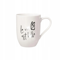 Villeroy&Boch Kubek Statement 340ml do kawy La vie est belle