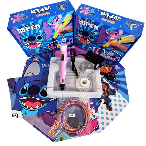 DŁUGOPIS 3D LILO I STICH ZESTAW PREZENT WKŁADY PEN DRUKARKA SZABLONY STITCH na Arena.pl