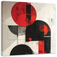 Obraz do salonu sypialni biura, Abstrakcja koła geometryczne 30x30