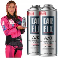 2x CZYNNIK CHŁODNICZY CARFIX 5w1 GAZ DO KLIMATYZACJI DO SAMOCHODU R134A