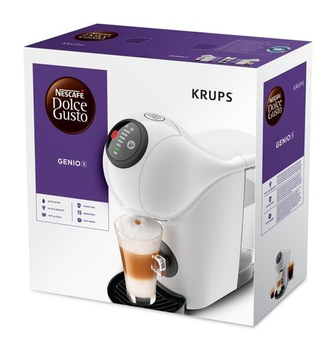 Ekspres kapsułkowy Krups KP243110 Dolce Gusto Genio S 15bar biały na Arena.pl