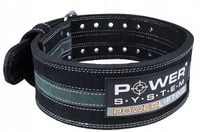 POWER-SYSTEM pas treningowy powerlifting do trójboju szary L