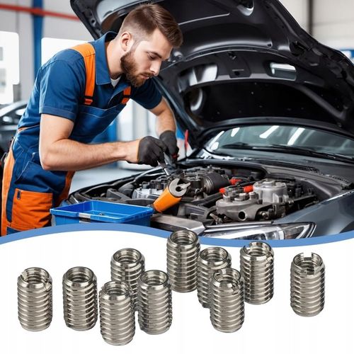 10X Tulejki do naprawy gwintu M8/M6 redukcja L=20mm stal nierdzewna na Arena.pl