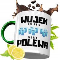 Kubek Zielony Dla Wujka Idealny Prezent Z Nadrukiem Ze Zdjęciem