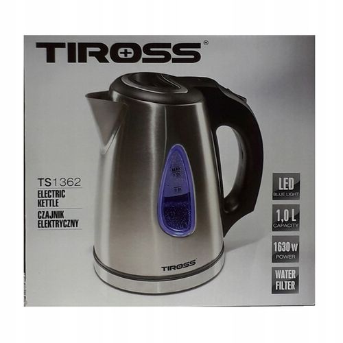Czajnik elektryczny ze stali nierdzewnej 1L Ts1362 na Arena.pl