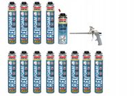 SOUDAL Pianka Flexifoam 750 ml / 118685 - 12 szt + pistolet + czyścik