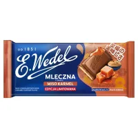 WEDEL CZEKOLADA MLECZNA 100G MISO KARMEL