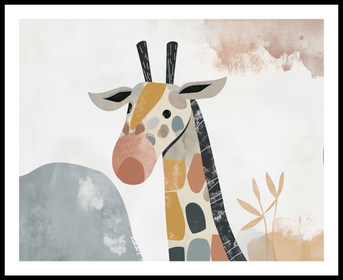 Plakat 76x60,5cm Żyrafa Bambino na Arena.pl