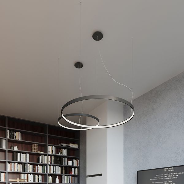 Żyrandol RIO 78 czarny LED 3000K zdjęcie 13