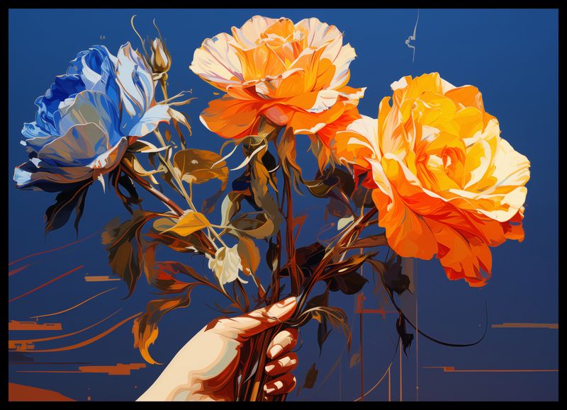 Plakat 70x50cm Żywy Uścisk zdjęcie 2