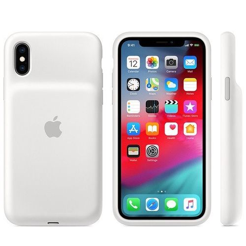 Etui Smart Battery Case do iPhonea XS - białe na Arena.pl