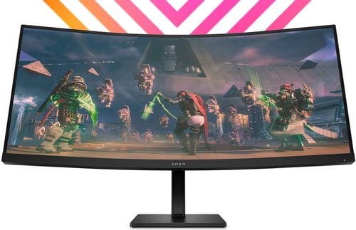 Monitor HP Omen 34c Curved Gaming WQHD VA 165Hz HDR 400 34 cale 3440x1440 HDMI DisplayPort VESA AMD FreeSync na Arena.pl