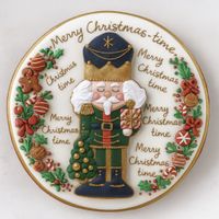 CIASTKO LUKROWANE DZIADEK DO ORZECHÓW NO22 KOŁO ROZ.S RĘCZNIE ROBIONE