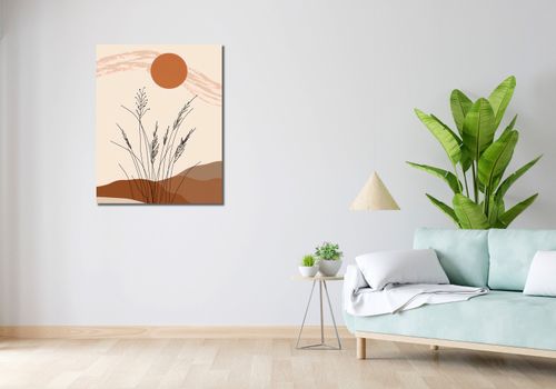 Obraz 70x90cm Złote Źdźbła na Arena.pl