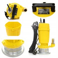 Pompa zatapialna wody czystej brudnej kraft&dele 1600 w 5000 l/h KD758