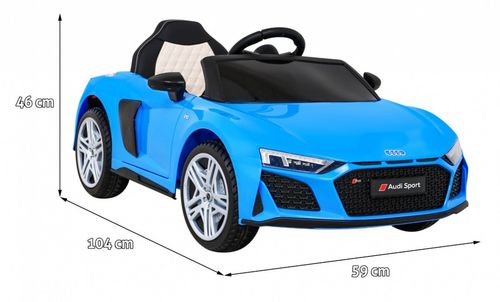 AUDI R8 AUTO NA AKUMULATOR pilot EVA LED Niebieski na Arena.pl