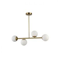 ŻYRANDOL LED BALI12 ZŁOTY 4XE27 STAL SZKŁO DEKORACYJNY