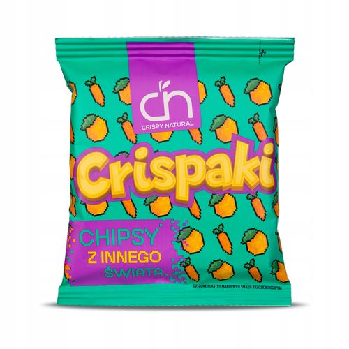 CRISPY NATURAL - Crispaki marchew o smaku brzoskwiniowym 18g / nr017 na Arena.pl