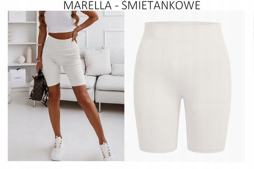 KRÓTKIE LEGGINSY KOLARKI BIKER SHORTS PRĄŻEK 3/4XL na Arena.pl