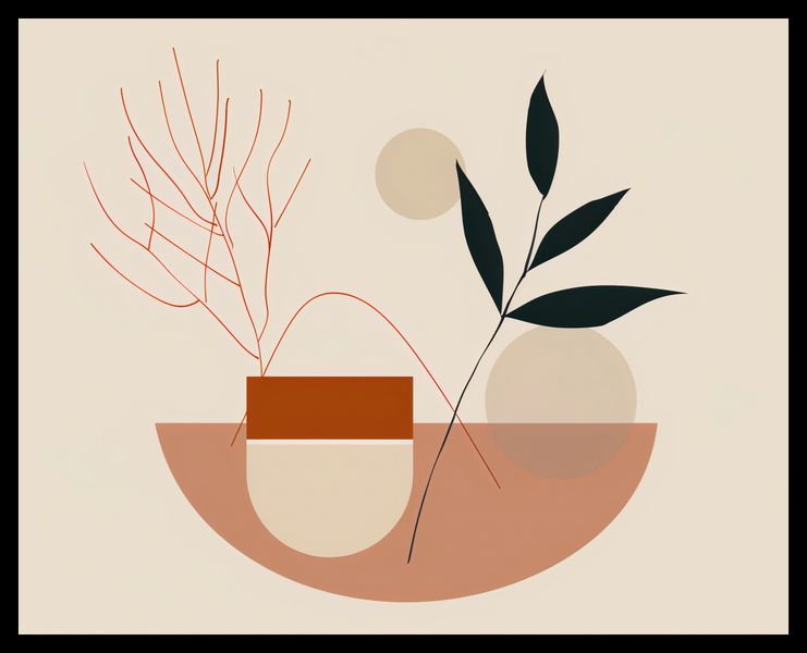 Plakat 50x40cm Botaniczna Przymiarka zdjęcie 2