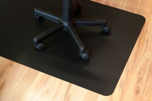 Podkładka Pod Krzesło Czarna Mata Ochronna Gruba Gładka 140x100 cm na Arena.pl