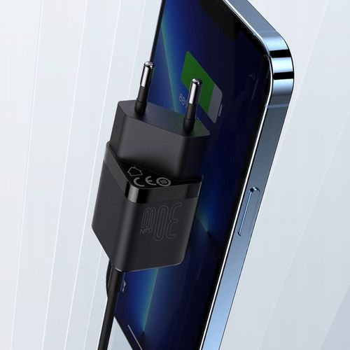 SZYBKA Ładowarka sieciowa zasilacz Baseus GaN3 USB-C typ-C PD 3A 30W na Arena.pl