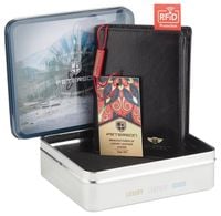 skórzany portfel męski z portmonetką typu piekiełko - peterson