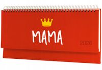 Terminarz dla mamy różne wzory 2026 tygodniowy kalendarz leżący biurkowy