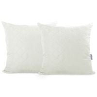 Zestaw 2 pikowanych poszewek AxEL 40x40 biały DecoKing