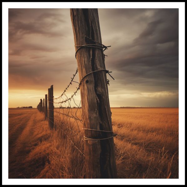 Plakat 80x80cm Zachód na Pograniczu zdjęcie 3