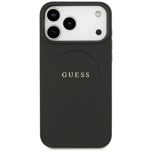 etui guess grained ring magsafe do iphone 17 pro max - czarne na Arena.pl