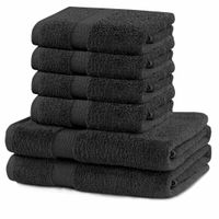 TOWEL/MARINA/CHARCOAL/N/SET2*70x140+4*50x100