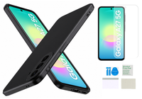Etui do SAMSUNG GALAXY A27 5G czarny case matowy + folia ochronna na ekran