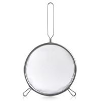Sitko Kuchenne Stalowe Cedzak z Uchwytem do Odcedzania Przesiewania 24,5 cm