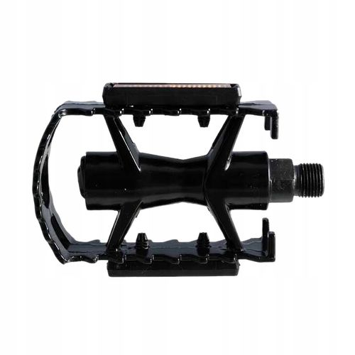 Pedały rowerowe MTB platformowe do roweru aluminiowe czarne, z odblaskami na Arena.pl