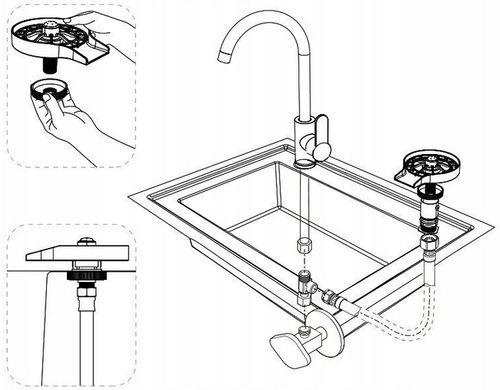 AUTOMATYCZNA MYJKA DO SZKLANEK KUBKÓW BUTELEK PŁUCZKA DO ZLEWU + GRATISY na Arena.pl