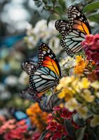 Plakat 59,4x84,1cm Motyle Na Łące