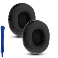 Nauszniki Gąbki Pady do AUDIO-TECHNICA ATH M50x M4Ox M30x MSR7 Welur Czarne