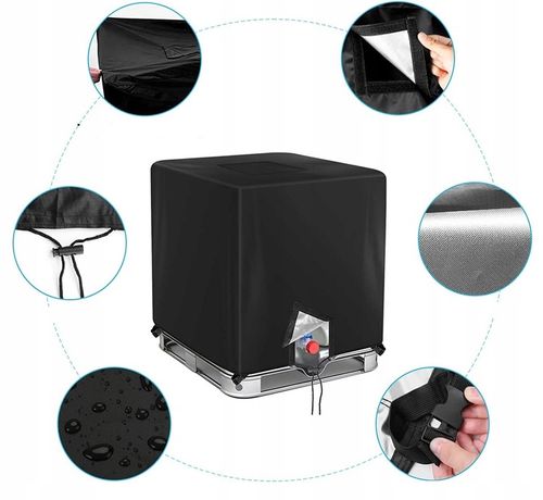 POKROWIEC PLANDEKA NA ZBIORNIK MAUZER BECZKE DESZCZÓWKĘ OCHRONNY UV 1000L na Arena.pl