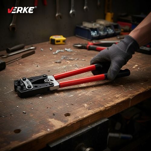 ZACISKARKA PRASKA DO KABLI TULEJEK KOŃCÓWEK KABLOWYCH KONEKTORÓW HEX na Arena.pl