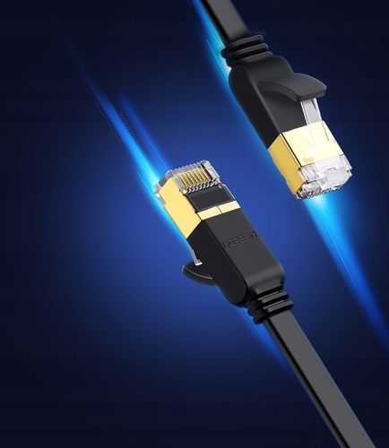 UGREEN Płaski Kabel Internetowy Przewód Sieciowy Ethernet RJ45 Cat.7 STP 8m na Arena.pl