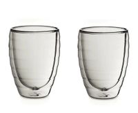 2 szklanki do latte macchiato o podwójnych ściankach 0,35 L KELA
