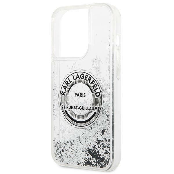 Etui Karl Lagerfeld do iPhone 14 Pro, Srebrny zdjęcie 6